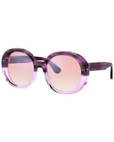 Oliver Peoples Soft Pink Gradient Mirror Oversized Ladies Sunglasses Ov5426su 1691h956 In Jacaranda Gradient