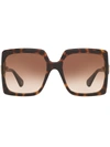 GUCCI OVERSIZED SQUARE-FRAME SUNGLASSES