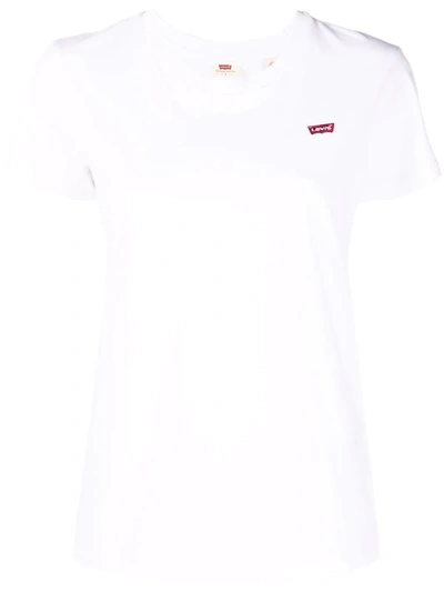 Levi's Logo Crew-neck T-shirt In Weiss