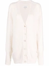 Maison Margiela Button-up Knitted Cardigan In Weiss