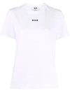 Msgm Logo-print Short-sleeved T-shirt In White