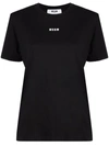Msgm Logo Print Short-sleeved T-shirt In Black