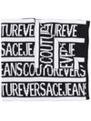 VERSACE JEANS COUTURE LOGO嵌花围巾