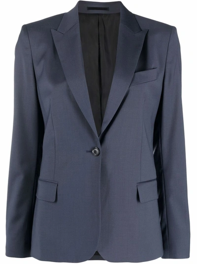 Filippa K Sasha One-button Blazer In Storm Blue