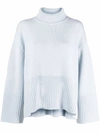 TOTÊME ROLL-NECK CASHMERE-BLEND JUMPER