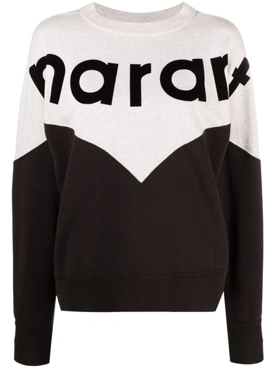 ISABEL MARANT ÉTOILE HOUSTON TWO-TONE SWEATSHIRT