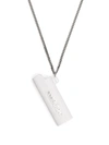 Ambush Women's Silvertone-brass Lighter Case Pendant Necklace In Weiss