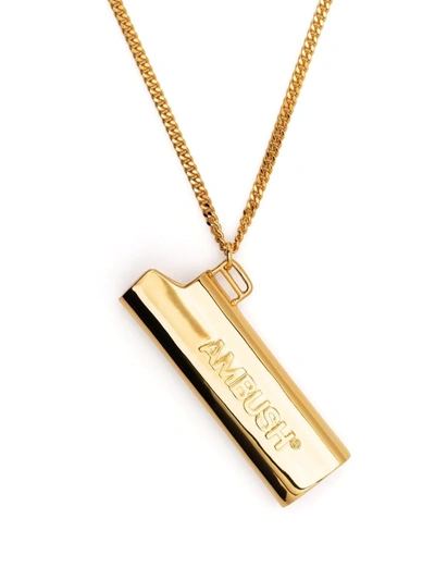 Ambush Lighter Case Pendant Necklace In Gold