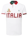 Polo Ralph Lauren Italia Polo Shirt In White