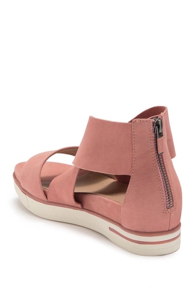 Eileen Fisher Sport Platform Sandal In Desert Rose