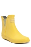 London Fog Pull-on Ankle Rain Boot In Yellow
