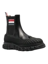 Thom Browne Chelsea Boot With Chunky Rubber-sole Detail