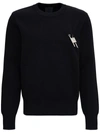 GIVENCHY BLACK SWEATER IN VISCOSE BLEND WITH 4G LOCK DETAIL,BM90FQ4Y7U001