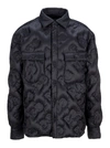 DOLCE & GABBANA DOLCE & GABBANA QUILTED COACH DOWN JACKET WITH DG EMBROIDERY,G9VW7TGEU33S9000