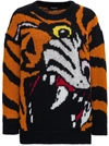 DSQUARED2 TIGER SWEATER IN WOOL AND CASHMERE,S75HA1061S17778961