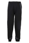 Helmut Lang Men's Impress Typographic Sweatpants In Basalt Black