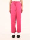 GANNI FUCHSIA SWEATPANTS,T2915483