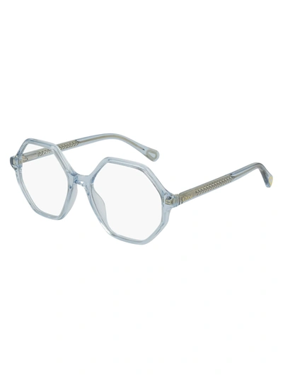 Chloé Cc0005o Eyewear In Light Blue Light Blue