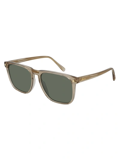 Brioni Br0086s Sunglasses In Brown Brown Green
