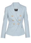 BALMAIN WOOL DOUBLE BREASTED JACKET,WF1SG000167L 6AC