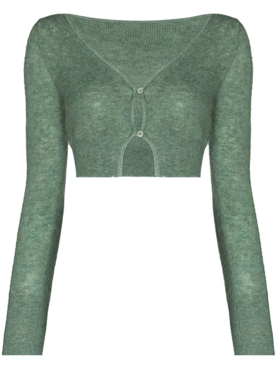 Jacquemus Green La Montagne 'le Cardigan Alzou' Cardigan