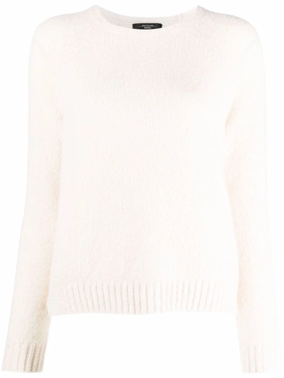 Weekend Max Mara Crew-neck Knitted Jumper In 中性色