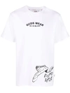 Gcds Looney Tunes Logo-print T-shirt In White