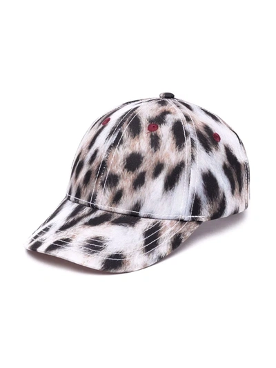 Molo Leopard-print Baseball Cap In Brown