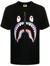 A BATHING APE 鲨鱼印花T恤