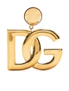 Dolce & Gabbana Oversize Logo Clip-on Earrings In Gold