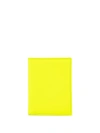 Comme Des Garçons Colour-block Cardholder Wallet In Yellow