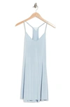 Abound Halter Swing Dress In Blue Cashmere