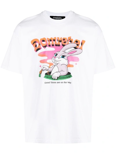 Domrebel Carrots Box Graphic-print T-shirt In White