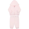 RALPH LAUREN TRACKSUIT FOR BABY GIRL WITH PONY LOGO,787172003