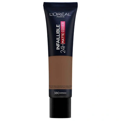 L'oréal Paris Infallible 24hr Matte Cover Foundation 35ml (various Shades) In 2 380 Espresso