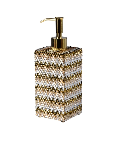 Mike & Ally Biarritz Soap Pump With Swarovski Crystals, Gold
