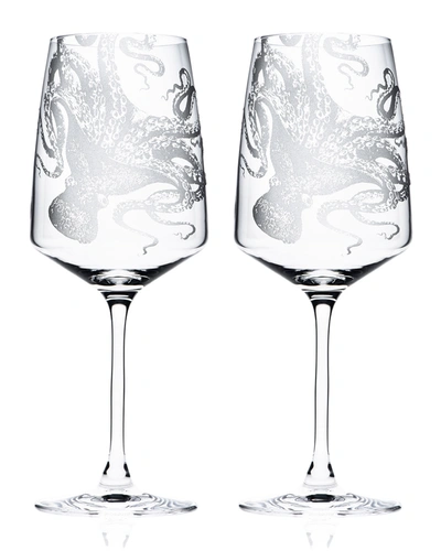 Caskata Lucy Red Wine Glasses, Set Of 2 In Transparent