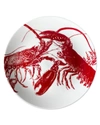 CASKATA LOBSTERS RED COUPE DINNER PLATES, SET OF 4,PROD244030098