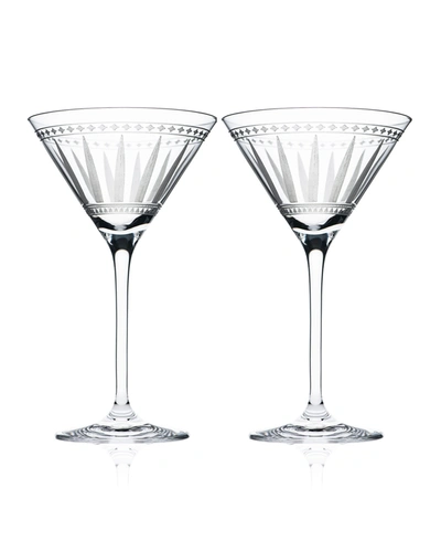 Caskata Marrakech Martini Glasses, Set Of 2