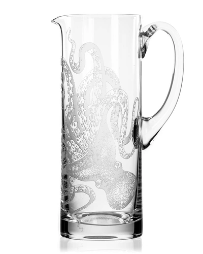 Caskata Lucy Sand-etched Pitcher, 35 Oz.