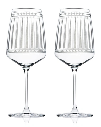 Caskata Marrakech White Wine Glasses, Set Of 2