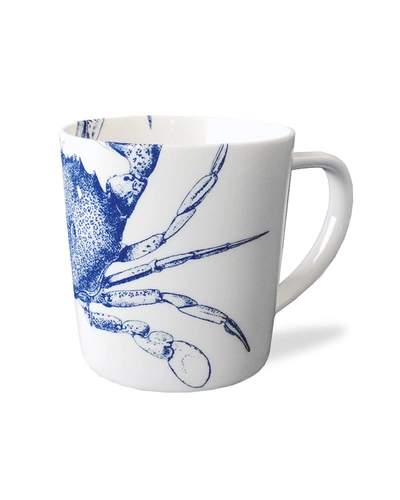 Caskata Blue Crabs Mugs, Set Of 4