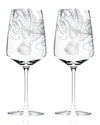 Caskata Lucy White Wine Glasses, Set Of 2