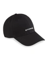 Givenchy Logo-embroidered Baseball Cap In Black