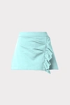 Milly Miriam French Terry Skort In Mint