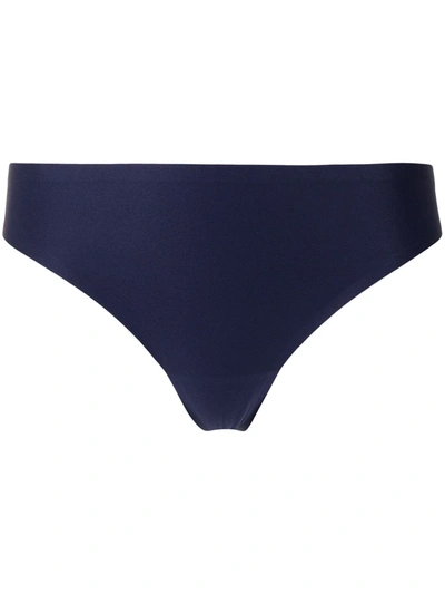 Chantelle Soft Stretch Jersey Thong In Blue