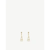 Jacquemus Womens Gold Les Creoles Chiquita Brass Earrings In Gold