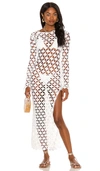 Tularosa Arella Midi Dress In White