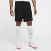 Nike Dri-fit Academy Men's Knit Soccer Shorts In Black,bright Crimson,bright Crimson,bright Crimson