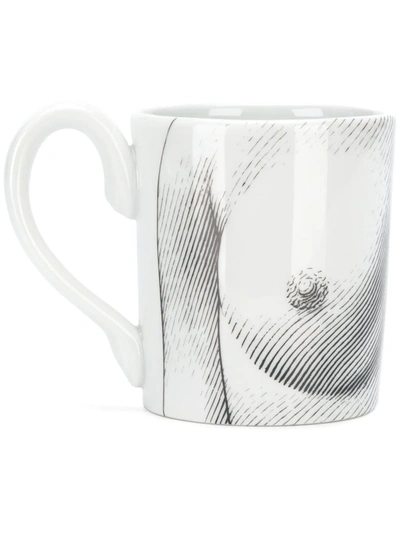 Fornasetti Seno Mug In White